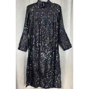 Beautiful!!  VTG Nolan Miller Dynasty Collection Dress/ Sequins/ Size 12